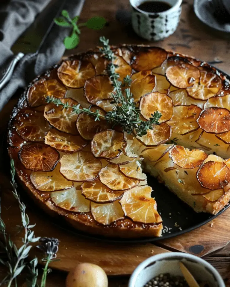 Crispy Balsamic-Thyme Potato Torte