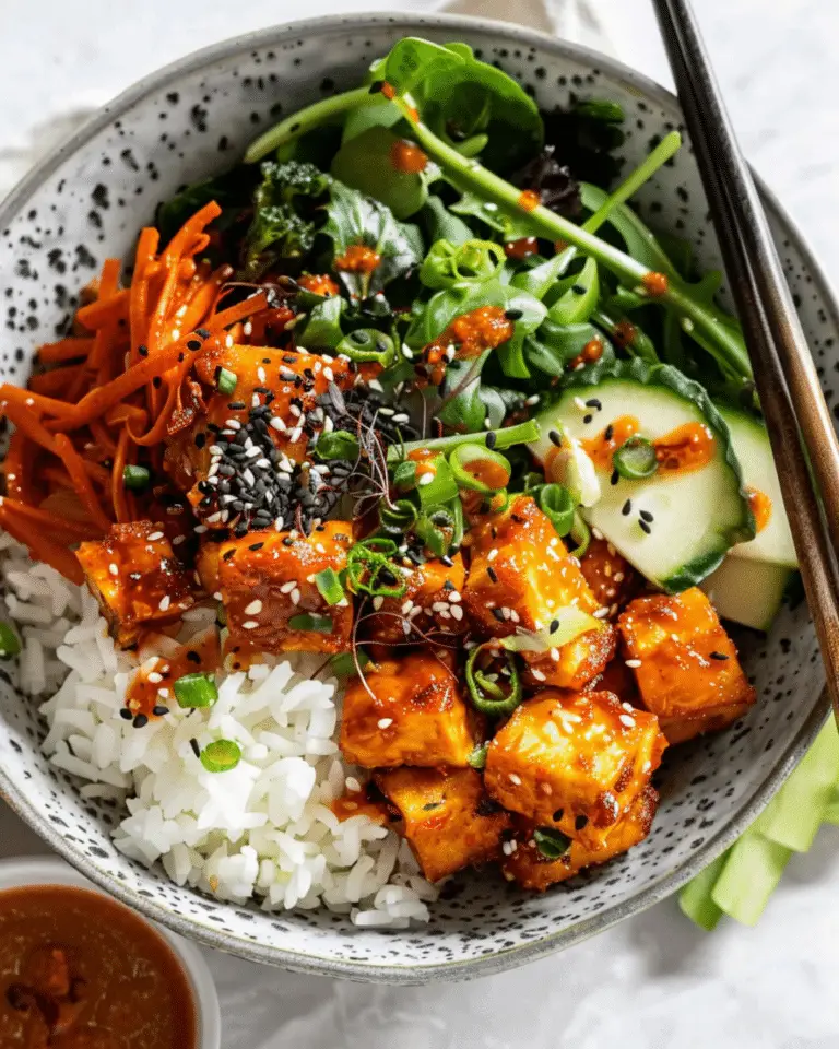 Crispy Korean Gochujang Tofu
