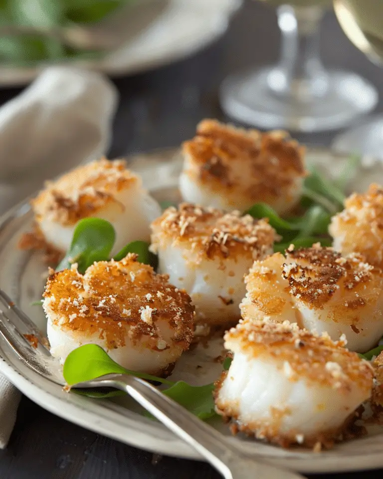 Crispy Panko‑Fried Sea Scallops
