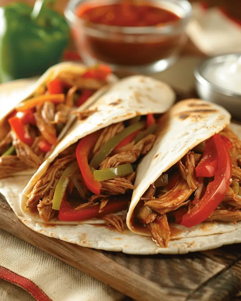 Crockpot Chicken Fajitas