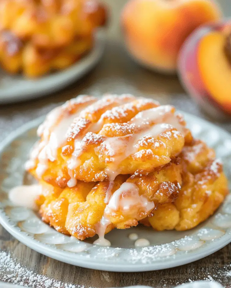 Delicious Fresh Peach Fritters