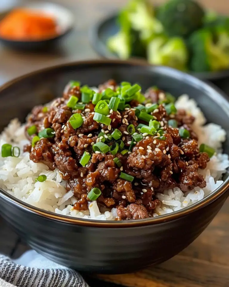 Delicious Korean Ground Beef Bowl (Quick & Easy)