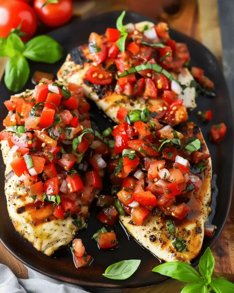 Easy Bruschetta Chicken