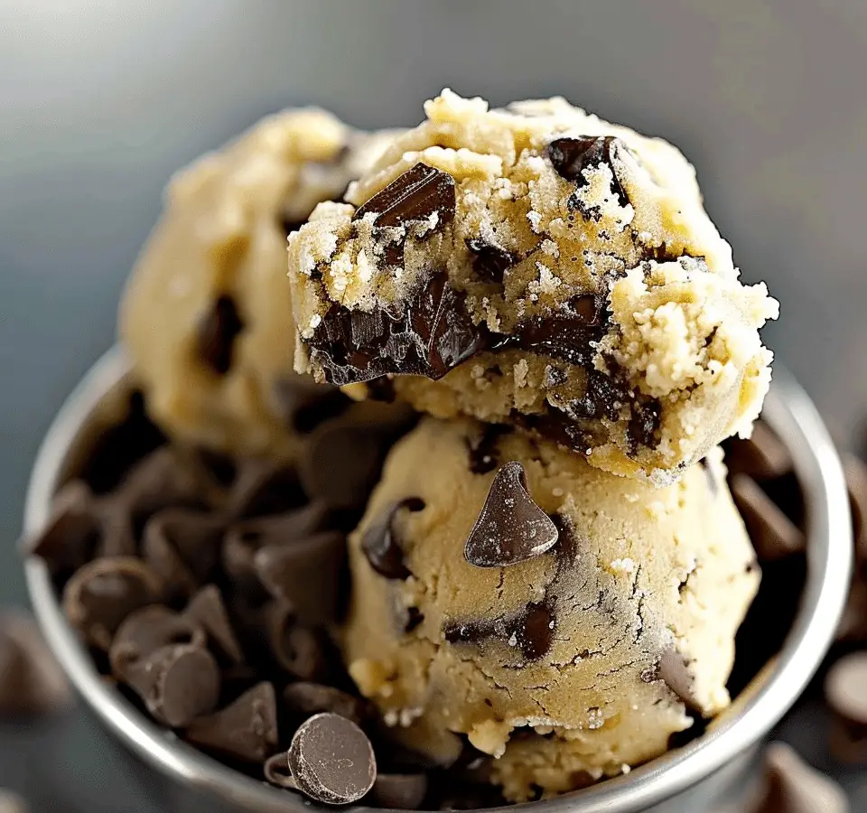 Edible Chocolate Chip Cookie Dough