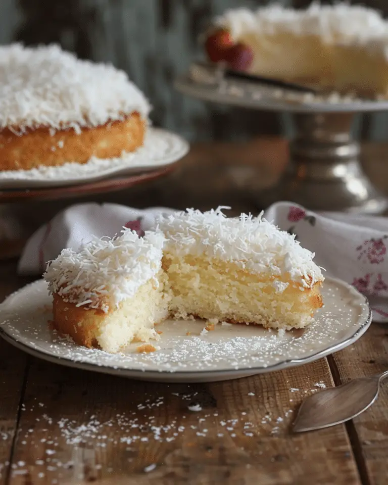 Flourless Coconut Greek Yogurt Cake