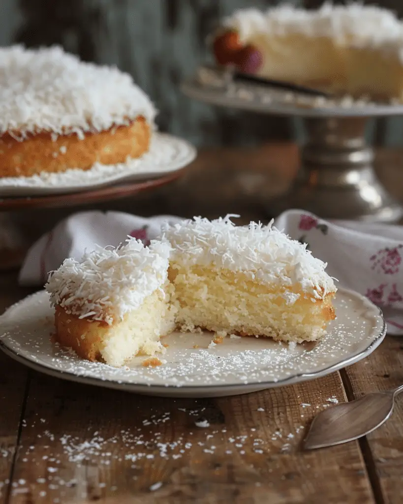 Flourless Coconut Greek Yogurt Cake