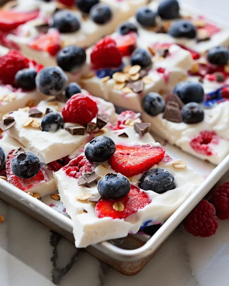 Frozen Yogurt Bark