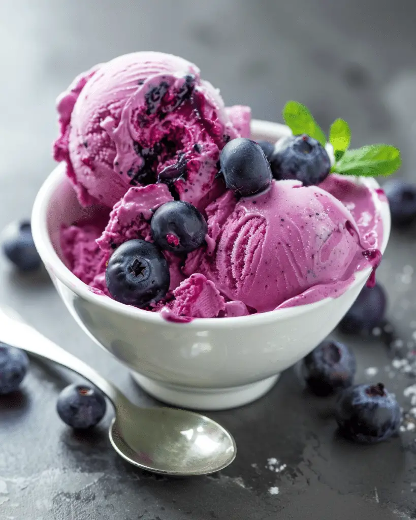 Frozen Yogurt Covered Blueberries