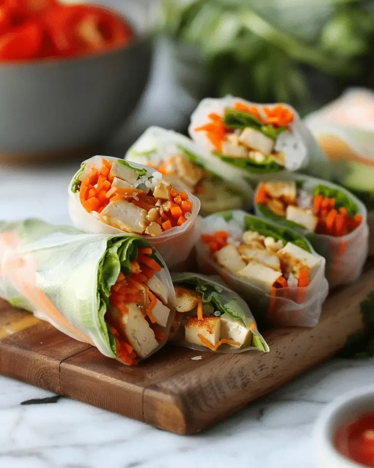 Giant Tofu Summer Rolls