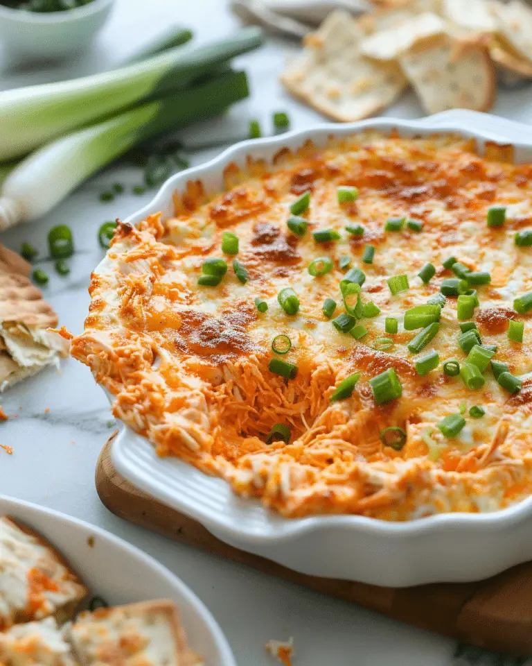 Healthy Greek Yogurt Buffalo Chicken Dip