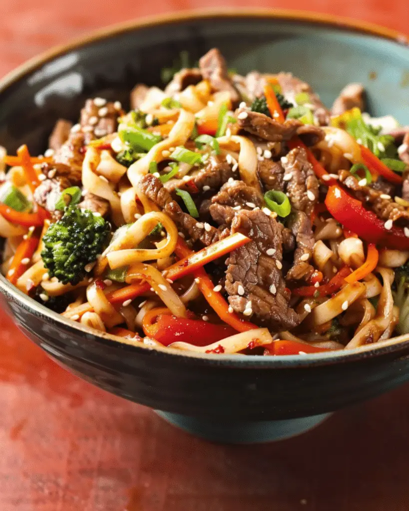 Hoisin Beef Noodles