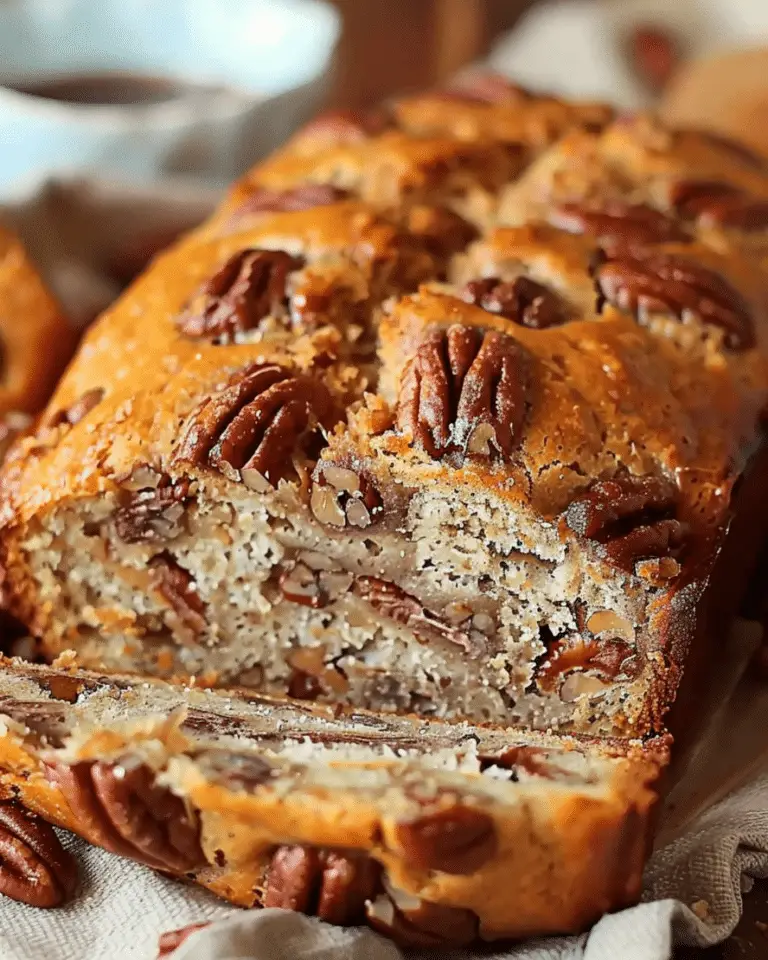 Homemade Alabama Pecan Bread