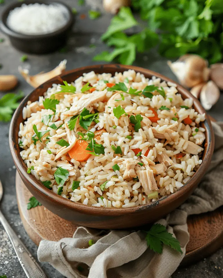 Homemade Chicken & Rice Dog Food