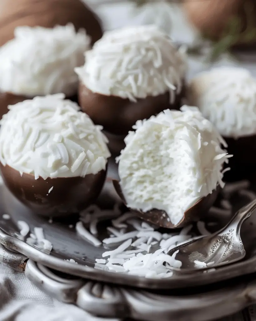 Homemade Coconut Cream Eggs