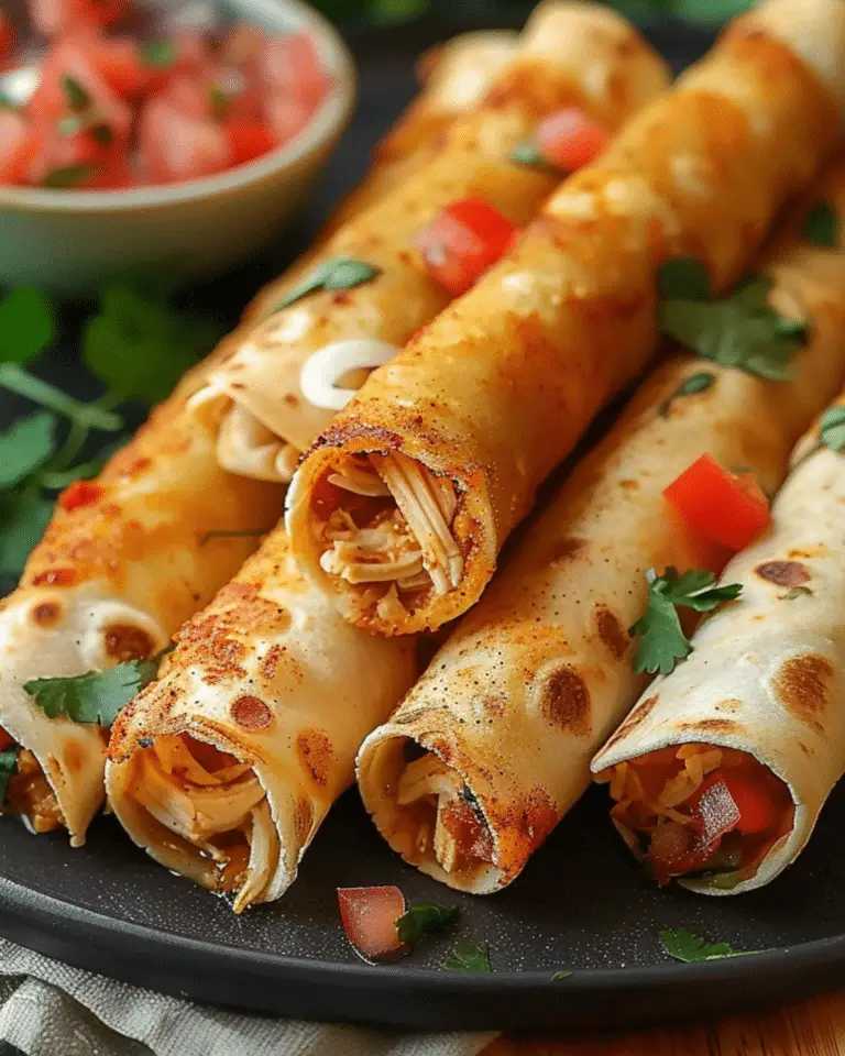 Homemade Taquitos