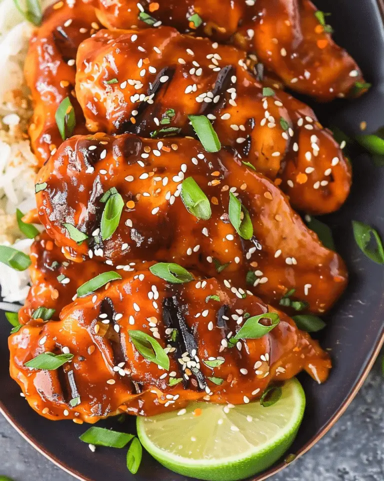Honey Sriracha Chicken