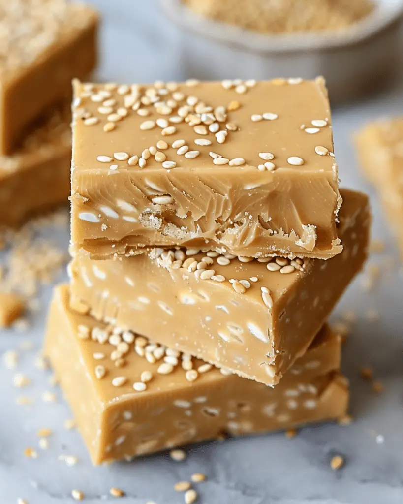 Honey Tahini Greek Fudge