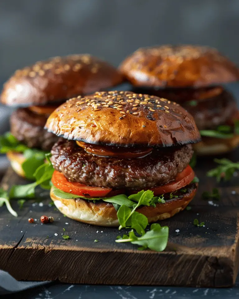 Juicy Beef Burgers