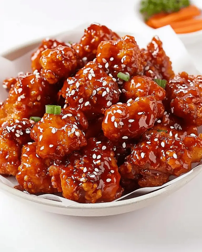 Korean Popcorn Chicken (Yangnyeom Dak)