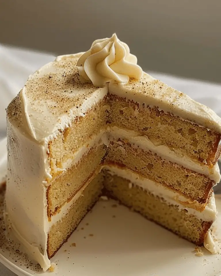 London Fog Cake with Vanilla Buttercream Icing