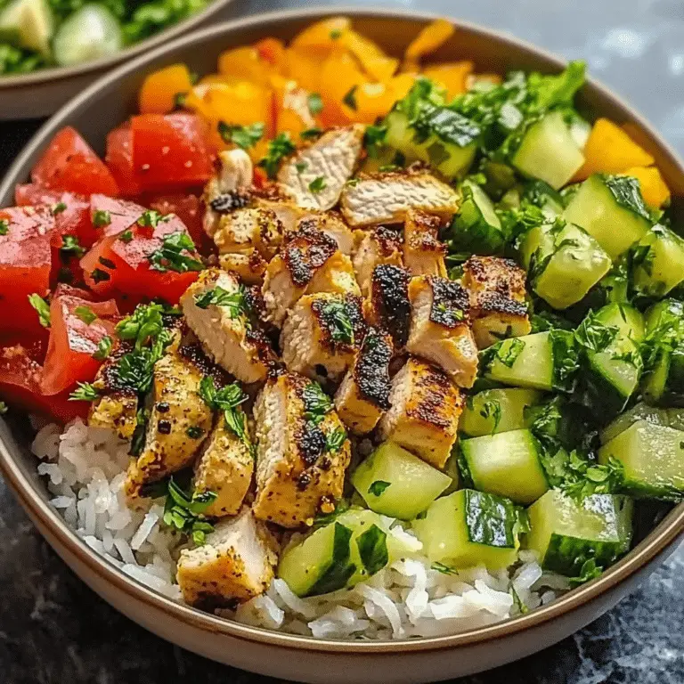 Mediterranean Chicken Bowl