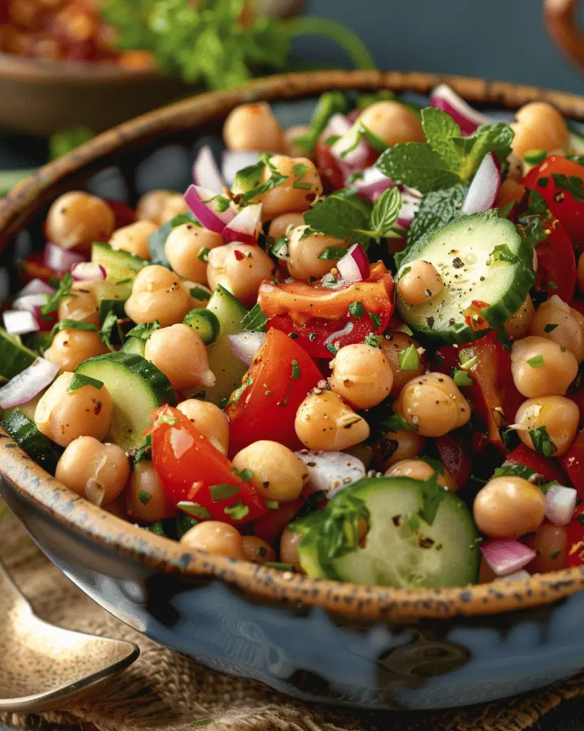 Mediterranean Chickpea Salad