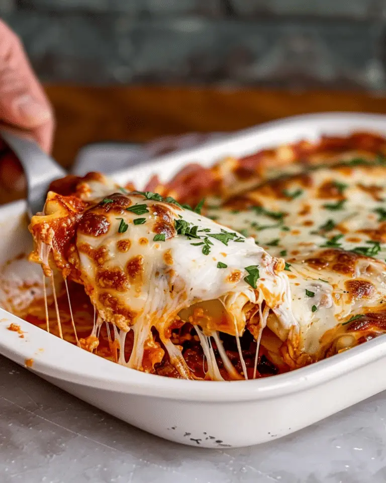 Million Dollar Manicotti