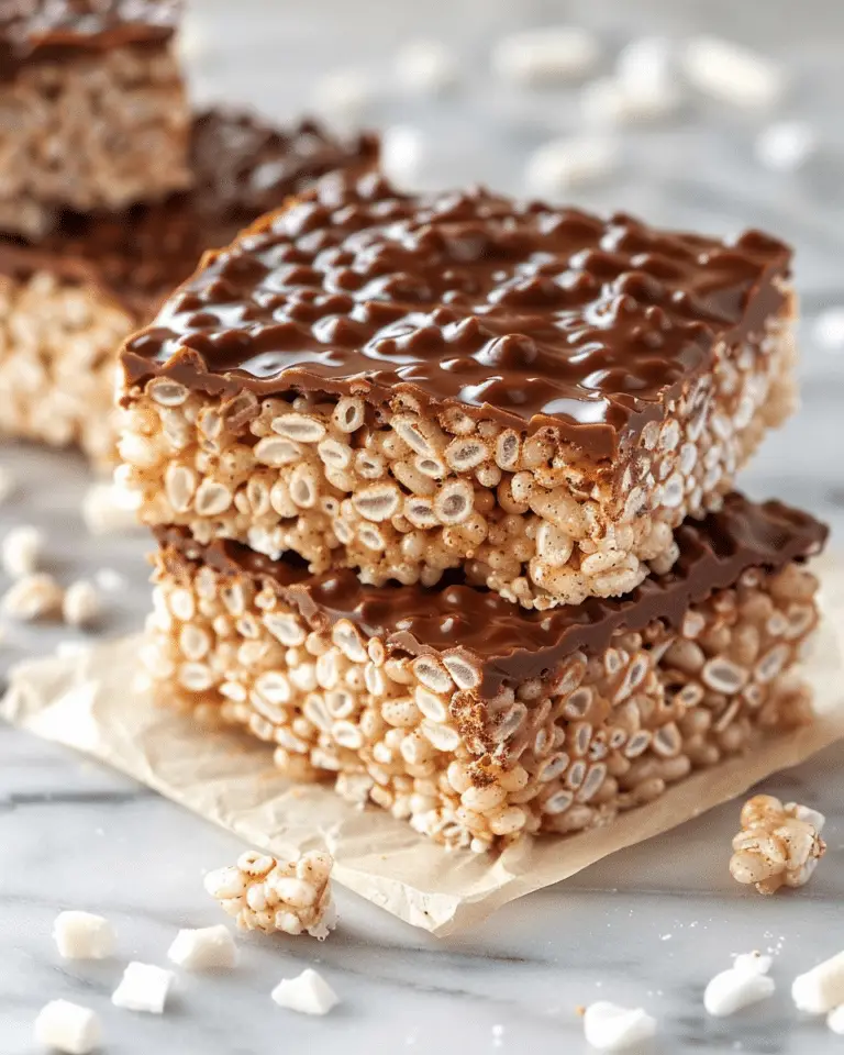 Millionaire’s Rice Krispie Treats