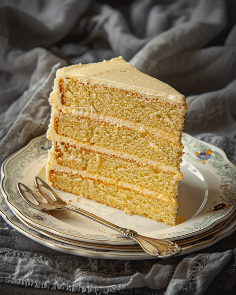 Moist Yellow Velvet Cake