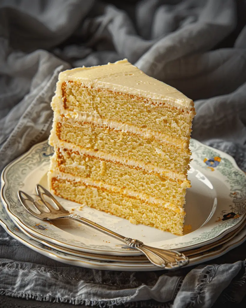 Moist Yellow Velvet Cake
