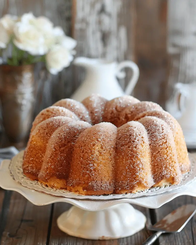Mom’s Cinnamon Sugar Bundt Cake