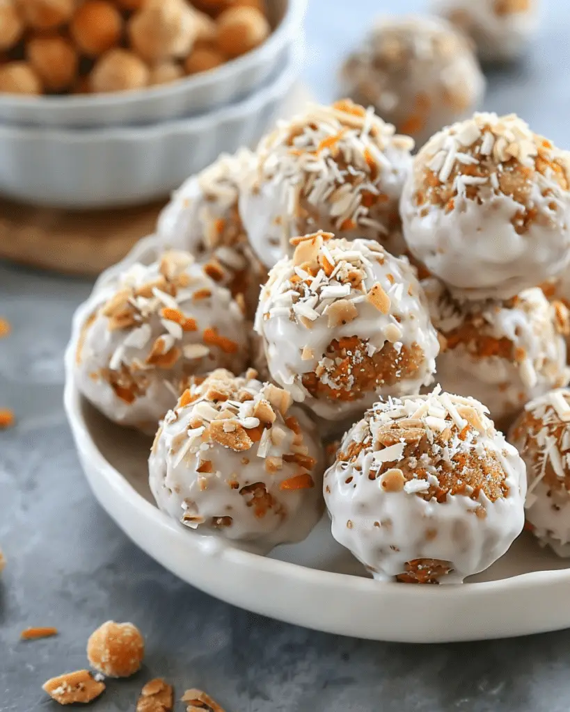 No-Bake Carrot Cake Energy Bites