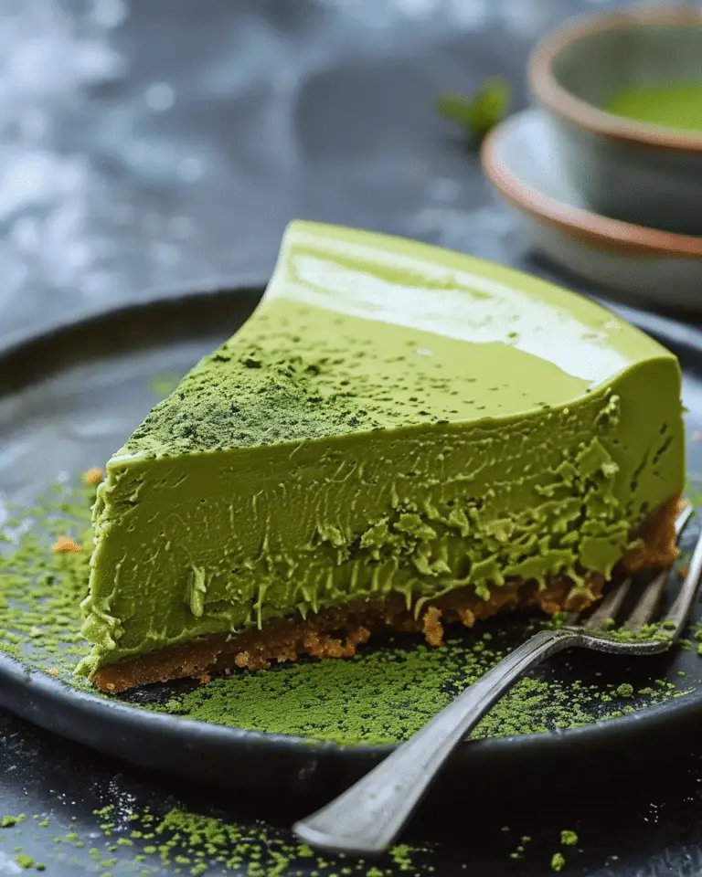 Original Matcha Japanese Cheesecake (Soufflé-Style)