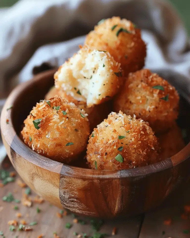 Parmesan Garlic Potato Balls