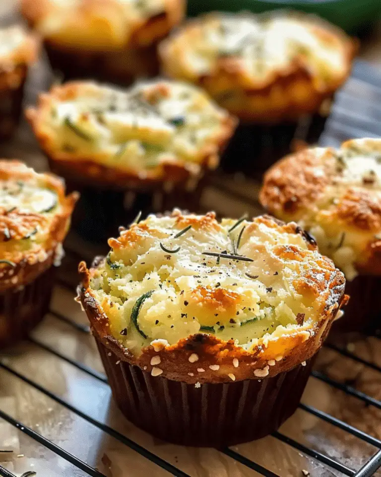 Parmesan Zucchini & Potato Muffins