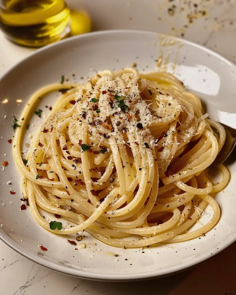 Pasta Aglio e Olio (Olive Oil and Garlic)