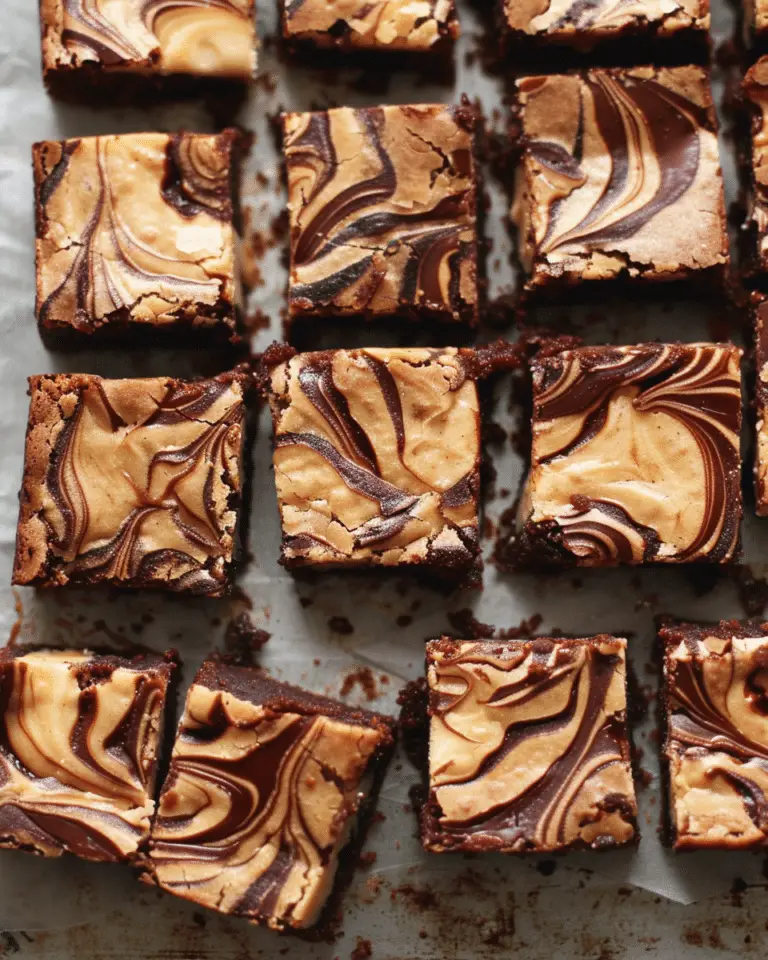 Peanut Butter Swirl Brownies