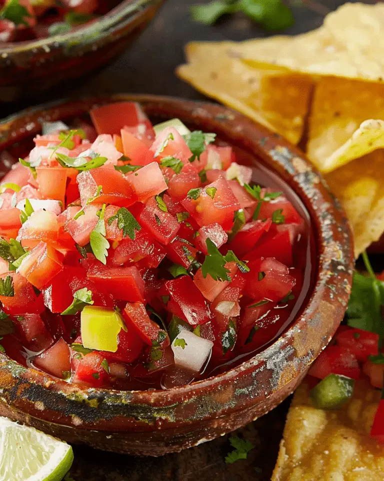 Pico de Gallo (Fresh Tomato Salsa)