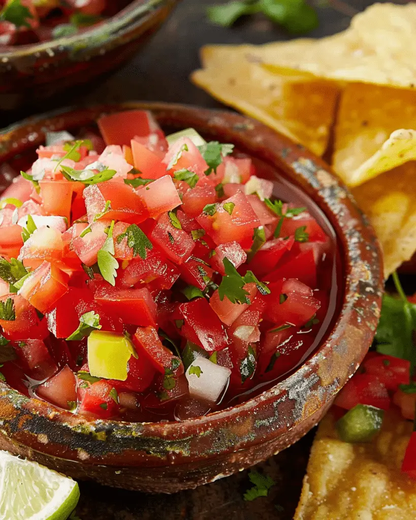 Pico de Gallo (Fresh Tomato Salsa)