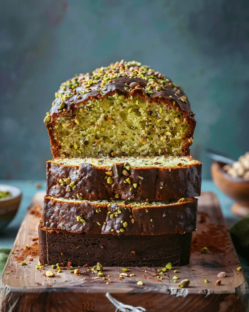 Pistachio Ricotta Breakfast Loaf