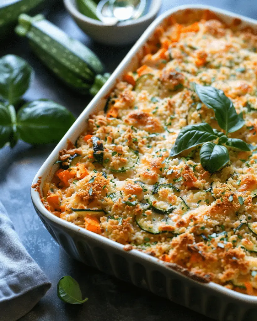 Rotisserie Chicken Zucchini Casserole