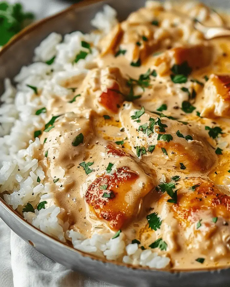 Smothered Chicken and Rice