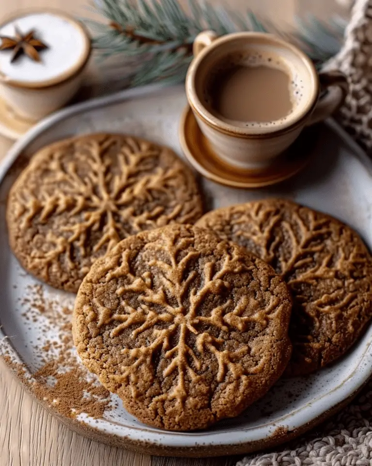 Spiced Gingerbread Latte Cookies