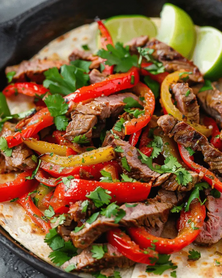 Spicy Steak Fajitas