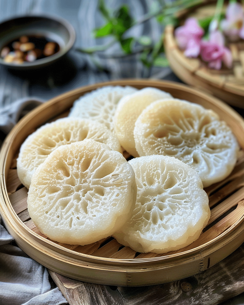 Steamed Asian Rice Cakes