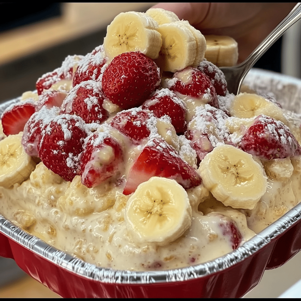 Strawberry Banana Pudding