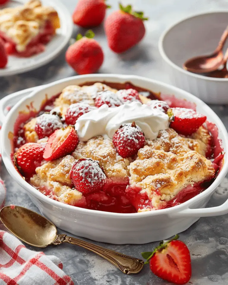 Strawberry Cobbler