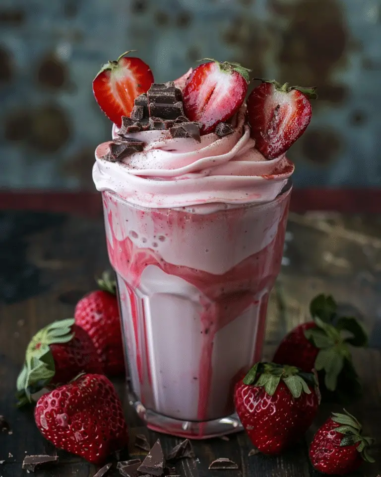 Strawberry Hot Chocolate