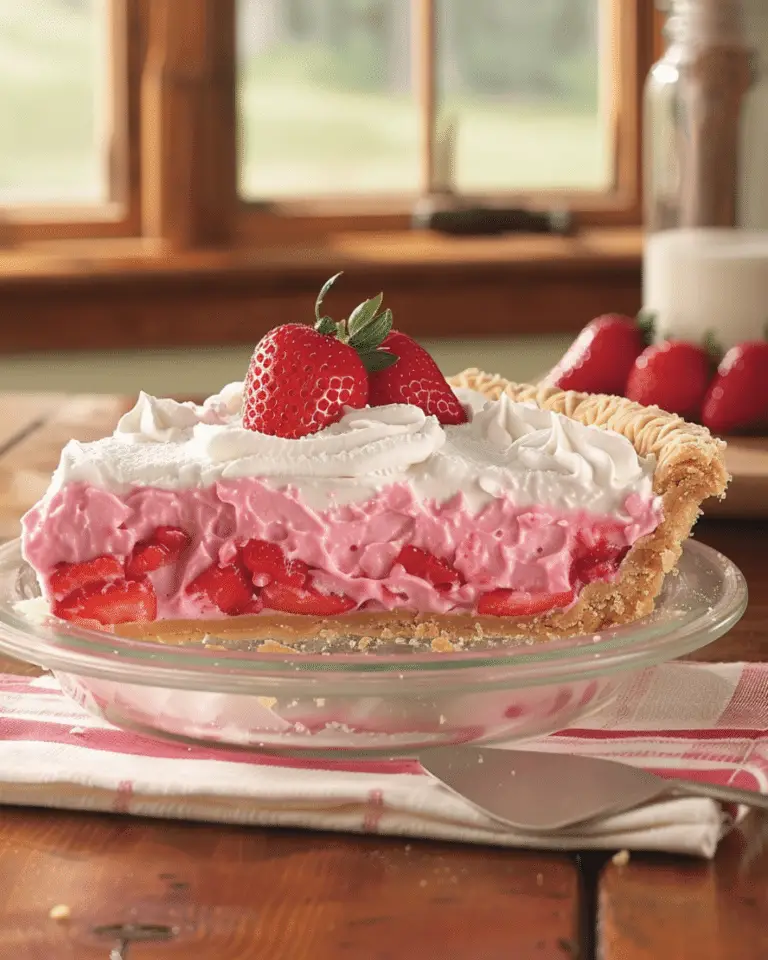 Strawberry Icebox Pie