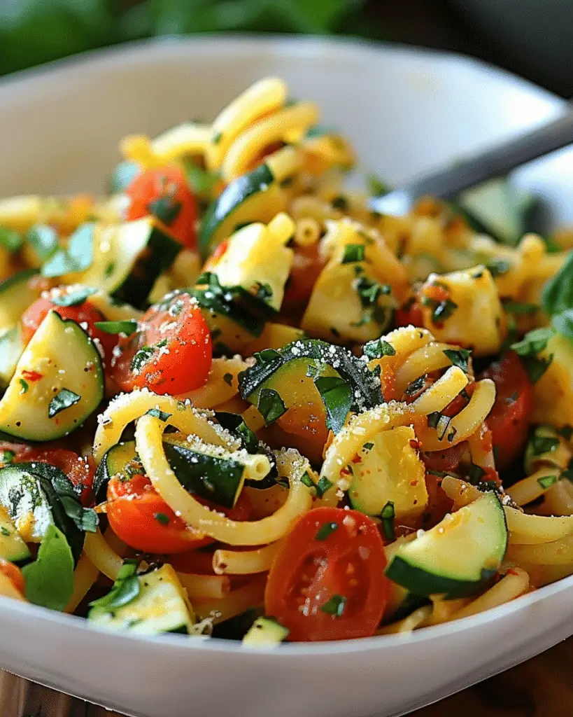 Tomato Zucchini Pasta